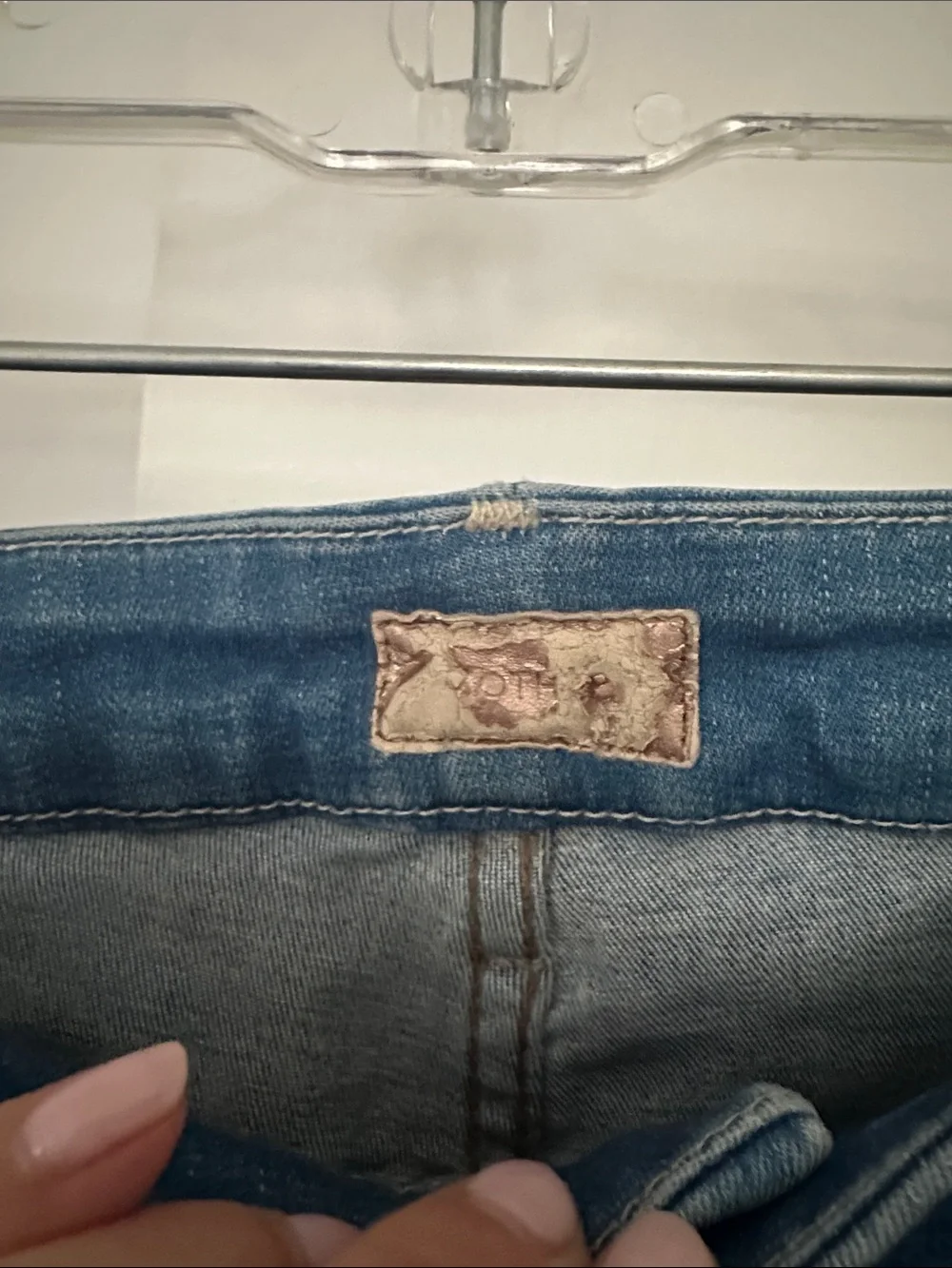 Mother - Blue Slim Fit Jeans